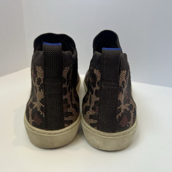 Rothy’s The Chelsea Boot Wildcat Limited Edition Leopard Print Sneakers Sz 8 - Picture 5 of 7